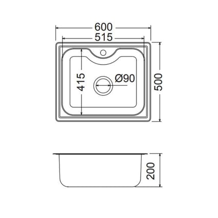 Νεροχύτης Arena 22060-110